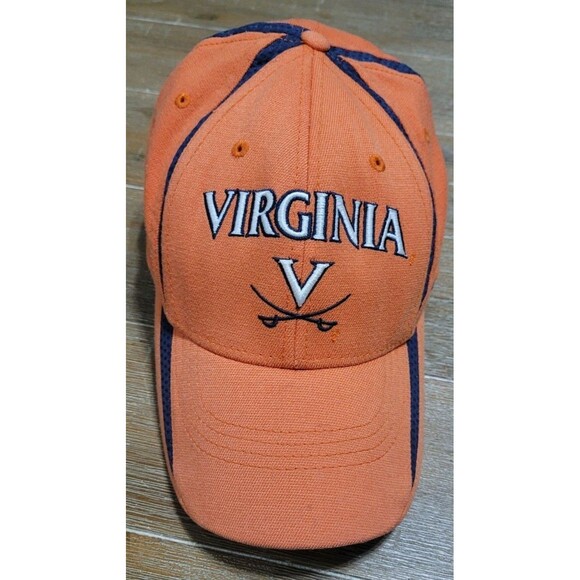 Nike Team Virginia Cavaliers Orange  Hat Flexible Fit OSFM Vintage Cap NCAA - Picture 1 of 6